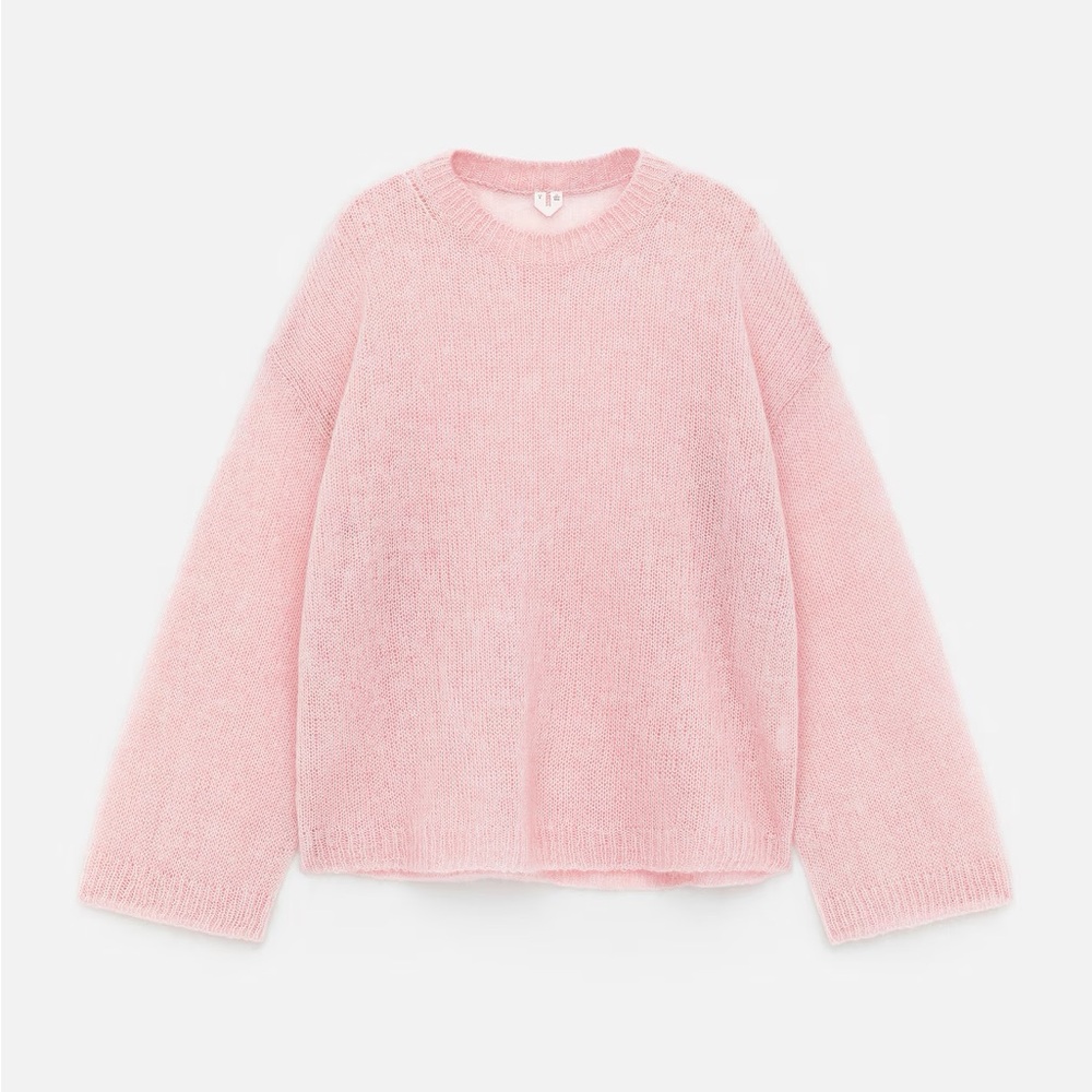 Soft pink mohair blend  Sweater